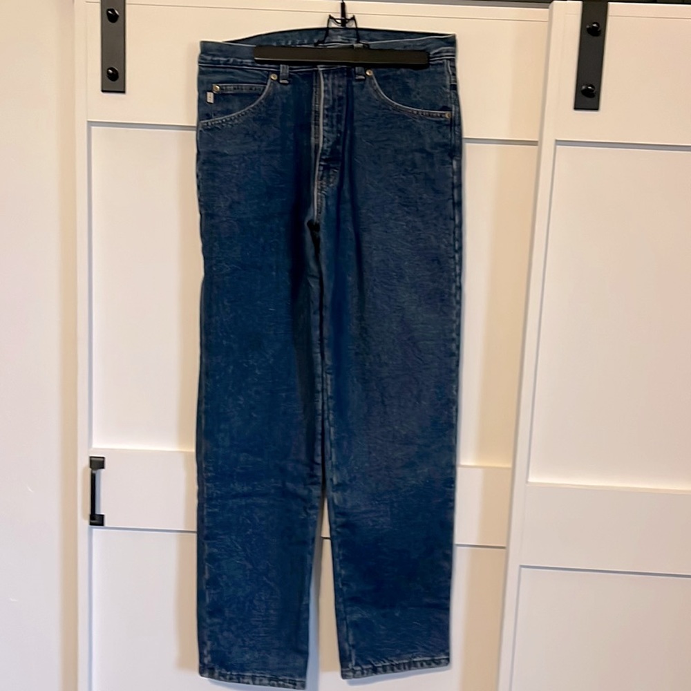 LL Bean Double L Classic Fit Flannel Lined Jeans. Size 32x32